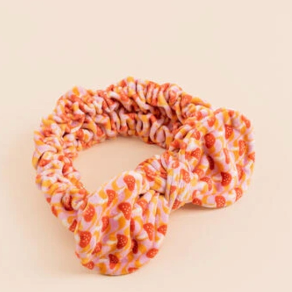 Spa Headband in Mushroom Print, NWT